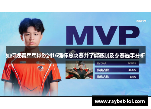 如何观看乒乓球欧洲16强杯总决赛并了解赛制及参赛选手分析
