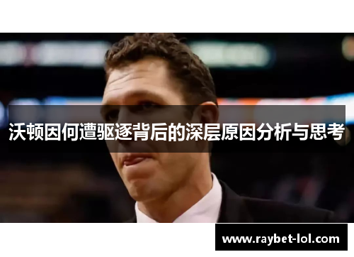 沃顿因何遭驱逐背后的深层原因分析与思考
